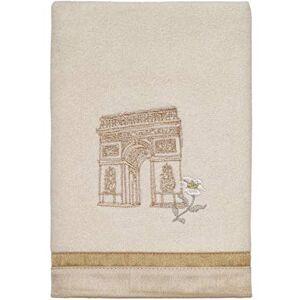 Avanti Linens Paris Botanique kollektion, broderad handduk, elfenben Avanti Linens Paris Botanique kollektion, broderad handduk, elfenben