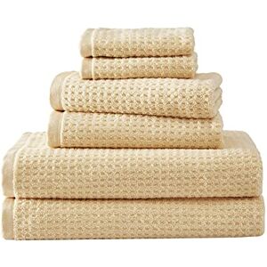 Tommy Bahama Badhandduksset, mycket absorberande badrumsinredning i bomull, låg ludd och blekningsbeständig (nothern Pacific Sun Yellow, 6 st) Tommy Bahama Badhandduksset, mycket absorberande badrumsinredning i bomull, låg ludd och blekningsbeständig (nothern Pacific Sun Yellow, 6 st)
