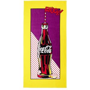 The Gift Scholars officiellt licenserade Coca-Cola Pop Art Flaska Strandhandduk 140 x 70 cm Retro Coke Handduk The Gift Scholars officiellt licenserade Coca-Cola Pop Art Flaska Strandhandduk 140 x 70 cm Retro Coke Handduk