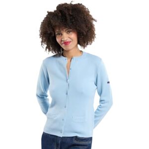 Armor-lux Armor Lux Kofta med rund hals ull och akryl, Moln, 48 Armor-lux Armor Lux Kofta med rund hals ull och akryl, Moln, 48