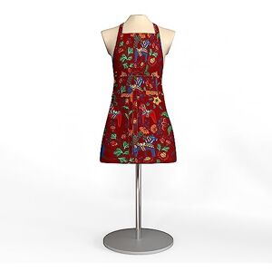 Arvidssons Textil lekfullt och rött förkläde med ficka 65 x 85 cm Arvidssons Textil lekfullt och rött förkläde med ficka 65 x 85 cm