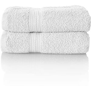 ALCLEAR Premium frottéhandduksset, frottéserie i 6 färger och 5 storlekar, färg: vit, 2 x handdukar 50 x 100 cm ALCLEAR Premium frottéhandduksset, frottéserie i 6 färger och 5 storlekar, färg: vit, 2 x handdukar 50 x 100 cm