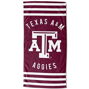Northwest NCAA Texas A&M Aggies strandhandduk, 76 cm x 152 cm, ränder Northwest NCAA Texas A&M Aggies strandhandduk, 76 cm x 152 cm, ränder