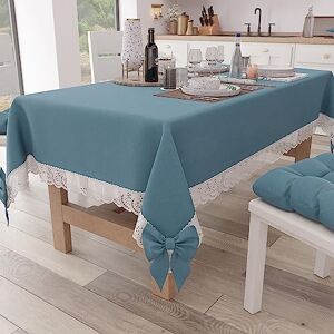 PETTI Artigiani Italiani Duk, Bordsduk, Rektangulär Kök Duk Med Spets Ängel Och Rosetter, Duk Bordsöverdrag Enfärgad Bomull, X12-sits (140x240 cm) Avion PETTI Artigiani Italiani Duk, Bordsduk, Rektangulär Kök Duk Med Spets Ängel Och Rosetter, Duk Bordsöverdrag Enfärgad Bomull, X12-sits (140x240 cm) Avion