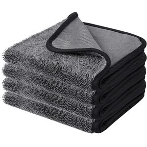 HIYAA Shiny Bath Torkduk, 4 stycken 40 x 60 cm snabbtorkande XXL duschkabiner duk torkduk för att dra av vatten i dusch och badrum HIYAA Shiny Bath Torkduk, 4 stycken 40 x 60 cm snabbtorkande XXL duschkabiner duk torkduk för att dra av vatten i dusch och badrum
