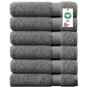 Delara A1 HEMSAMLINGAR Ekologisk bomull fjäder beröring snabbtorkande 700 GSM handduk, hajskinn grå 50 x 76 cm (6-pack) Delara A1 HEMSAMLINGAR Ekologisk bomull fjäder beröring snabbtorkande 700 GSM handduk, hajskinn grå 50 x 76 cm (6-pack)