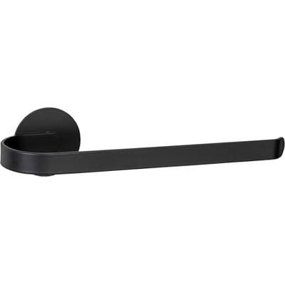 Wenko Turbo-Loc® Handdukshållare Bivio svart matt, vägghållare av aluminium, för förvaring av handdukar, fastsättning utan borrning Wenko Turbo-Loc® Handdukshållare Bivio svart matt, vägghållare av aluminium, för förvaring av handdukar, fastsättning utan borrning