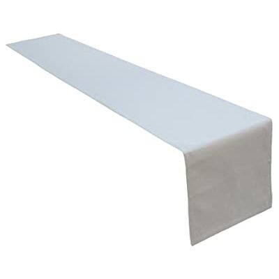 Lemos Home Högkvalitativ bordslöpare bordslinne av 100% bomullssamlingskoncept, valbar färg och storlek (bordslöpare – 40 x 180 cm, ljusgrå) Lemos Home Högkvalitativ bordslöpare bordslinne av 100% bomullssamlingskoncept, valbar färg och storlek (bordslöpare – 40 x 180 cm, ljusgrå)