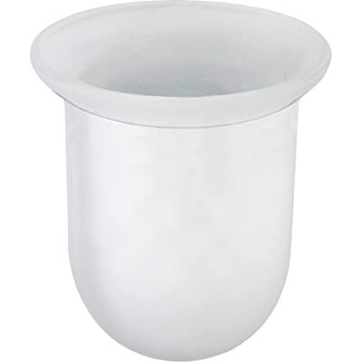 Wenko Vit Glas Toalettborststöd - Badrumsaccessoar Wenko Vit Glas Toalettborststöd - Badrumsaccessoar