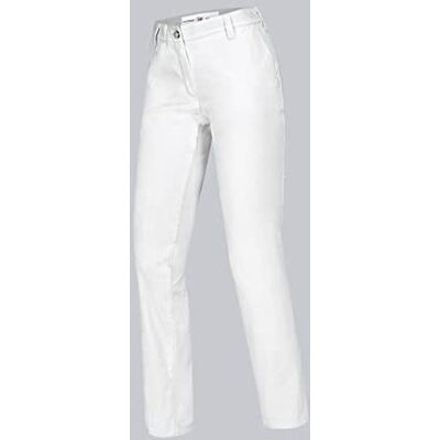 BP 1734-130-0021-42l damKinos, Kläder Dam, med fickor, 205,00 g/m² ren bomull, vit, 42l BP 1734-130-0021-42l damKinos, Kläder Dam, med fickor, 205,00 g/m² ren bomull, vit, 42l