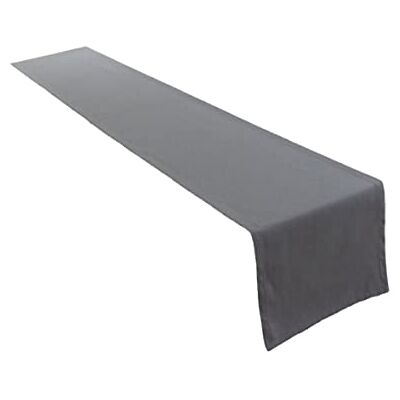 Lemos Home Högkvalitativ bordslöpare bordslinne i 100% bomullskollektion, koncept, färg och storlek valbar (bordslöpare – 40 x 180 cm, basaltgrå) Lemos Home Högkvalitativ bordslöpare bordslinne i 100% bomullskollektion, koncept, färg och storlek valbar (bordslöpare – 40 x 180 cm, basaltgrå)