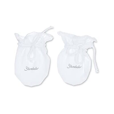 Sterntaler Baby unisex kattvantar baby ekologisk bomull repvantar dubbelpack – kattvantar baby – tillverkad av singlejersey (bio), Vit, En Storlek Sterntaler Baby unisex kattvantar baby ekologisk bomull repvantar dubbelpack – kattvantar baby – tillverkad av singlejersey (bio), Vit, En Storlek