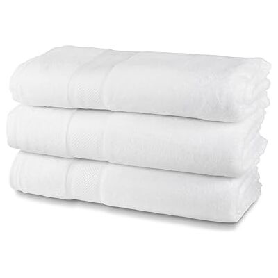 HH HERMET HOTELLERIE Handduksset i 100% bomull, 3 badhanddukar, 3-pack, 90 x 140 cm, 550 gr/kvm, perfekt för B&B och hotell, tål frekvent tvätt, vit, lyxlinje HH HERMET HOTELLERIE Handduksset i 100% bomull, 3 badhanddukar, 3-pack, 90 x 140 cm, 550 gr/kvm, perfekt för B&B och hotell, tål frekvent tvätt, vit, lyxlinje