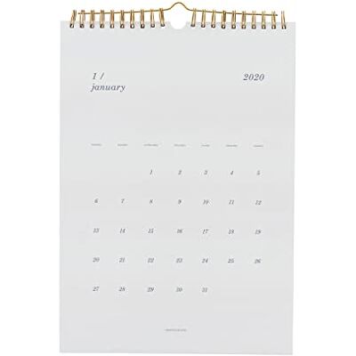 House Doctor Monograph Väggkalender, 2020, Vit House Doctor Monograph Väggkalender, 2020, Vit