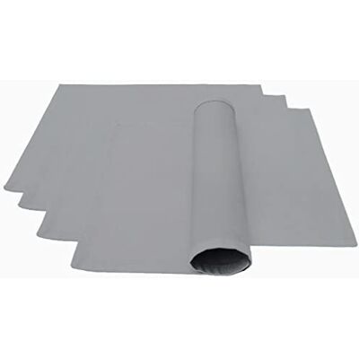 Lemos Home högkvalitativt bordstabletter, 4 stycken i 100% bomullskollektion, koncept, färg och storlek valbar (bordstabletter set om 4 – 46 x 36 cm, ljusgrå) Lemos Home högkvalitativt bordstabletter, 4 stycken i 100% bomullskollektion, koncept, färg och storlek valbar (bordstabletter set om 4 – 46 x 36 cm, ljusgrå)