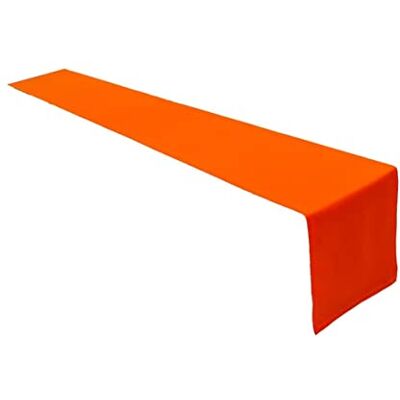 Lemos Home Högkvalitativ bordslöpare bordslinne av 100% bomullssamling, valbar färg och storlek (bordslöpare – 40 x 180 cm, orange) Lemos Home Högkvalitativ bordslöpare bordslinne av 100% bomullssamling, valbar färg och storlek (bordslöpare – 40 x 180 cm, orange)