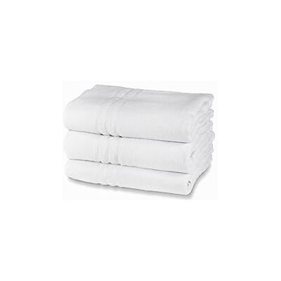 HH HERMET HOTELLERIE Badhandduksset i svamp, 100% bomull, 3 gäster/Bidé, 3-delat set, mått 40 x 60 cm, 380 g/m², perfekt för B&B och hotell, frekvent tvättbeständig, vit, linje HH HERMET HOTELLERIE Badhandduksset i svamp, 100% bomull, 3 gäster/Bidé, 3-delat set, mått 40 x 60 cm, 380 g/m², perfekt för B&B och hotell, frekvent tvättbeständig, vit, linje