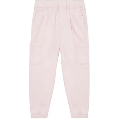 s.Oliver Oliver stretchbyxor i bomull med påsydda fickor och elastisk linning, Mjuk rosa, 140 s.Oliver Oliver stretchbyxor i bomull med påsydda fickor och elastisk linning, Mjuk rosa, 140