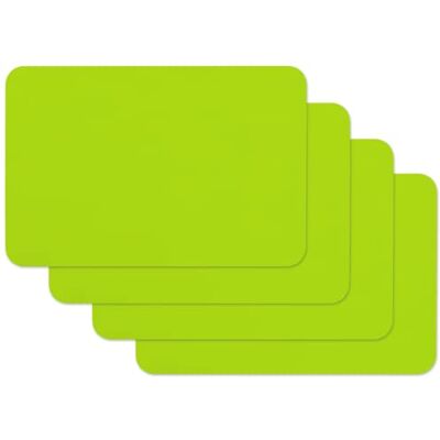 Venilia - UNI APPLE GREEN 4P - Applegrön - Bordstabletter 4-pak Venilia - UNI APPLE GREEN 4P - Applegrön - Bordstabletter 4-pak