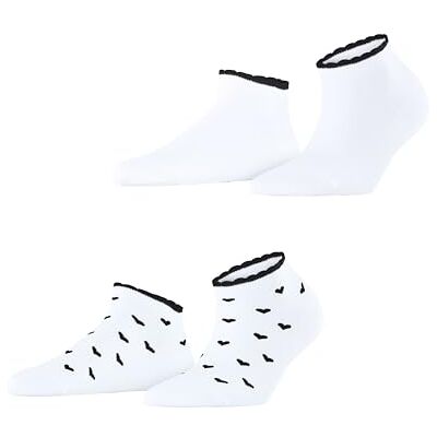 ESPRIT Sneakersstrumpor för kvinnor Little Hearts 2-pack W Sn bomull kort mönstrad 2 par, vit vit 2000, 35–38 ESPRIT Sneakersstrumpor för kvinnor Little Hearts 2-pack W Sn bomull kort mönstrad 2 par, vit vit 2000, 35–38