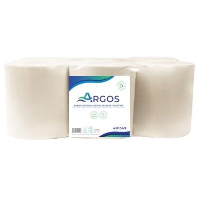 ARGOS Vit central avböjningsspel återvunnen cellulosa optimal absorption 135 m miljömärkning fransk tillverkning ARGOS Vit central avböjningsspel återvunnen cellulosa optimal absorption 135 m miljömärkning fransk tillverkning