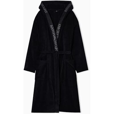 Giorgio Armani mäns svamp badrock svart S, Svart, S Giorgio Armani mäns svamp badrock svart S, Svart, S