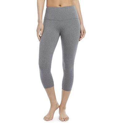 Jockey Damleggings bomull stretch basic caprileggings, Träkol, M Jockey Damleggings bomull stretch basic caprileggings, Träkol, M