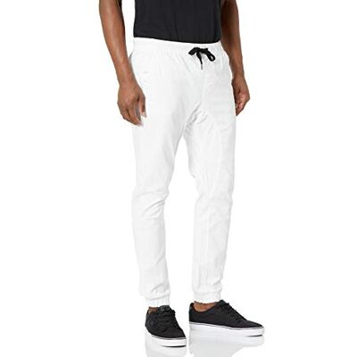 WT02 Joggingbyxor herr, twill, Vit-a, XXL WT02 Joggingbyxor herr, twill, Vit-a, XXL