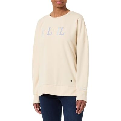 KEY LARGO Damsweatshirt, WSW Soleil rund, Beige (1004), S KEY LARGO Damsweatshirt, WSW Soleil rund, Beige (1004), S