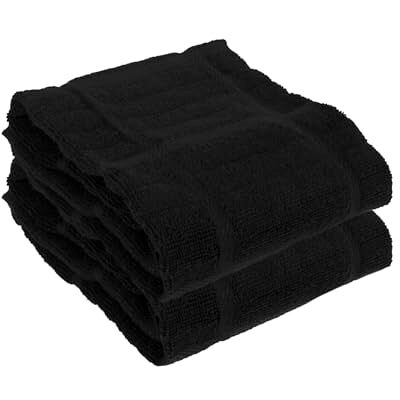 All-Clad Allklädda textilier kökshandduk, solid 2-pack, svart All-Clad Allklädda textilier kökshandduk, solid 2-pack, svart