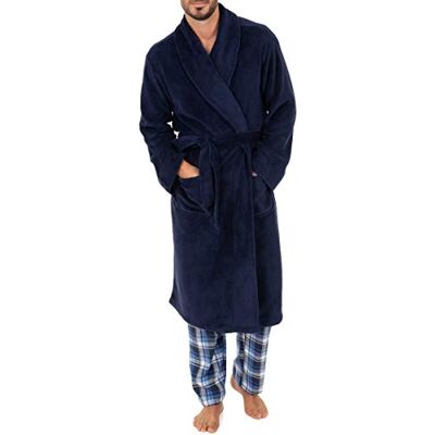 Izod Herr Comfort-Soft fleece-rock badrock, marinblå, XXL/3XL Izod Herr Comfort-Soft fleece-rock badrock, marinblå, XXL/3XL