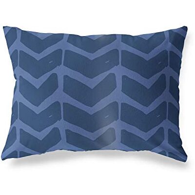 Bonamaison dekorativt kuddöverdrag blå, överdrag till prydnadskudde, heminredning örngott för vardagsrum, soffa, sovrum, storlek: 35 x 50 cm – designad och tillverkad i Turkiet Bonamaison dekorativt kuddöverdrag blå, överdrag till prydnadskudde, heminredning örngott för vardagsrum, soffa, sovrum, storlek: 35 x 50 cm – designad och tillverkad i Turkiet