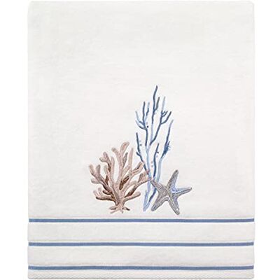 Avanti Linens Avanti sängkläder badhandduk, mjuk och absorberande bomullshandduk (abstrakt kustsamling) Avanti Linens Avanti sängkläder badhandduk, mjuk och absorberande bomullshandduk (abstrakt kustsamling)