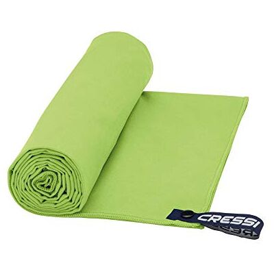 CRESSI MICROFIBRE FAST DRYING BEACH TOWEL GREEN 160x80 cm CRESSI MICROFIBRE FAST DRYING BEACH TOWEL GREEN 160x80 cm