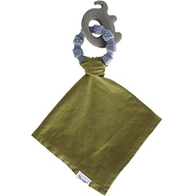 Sterntaler Baby unisex gosehandduk med bitring elefant Eddy – gosig handduk baby, gosig handduk, gosig handduk – grön Sterntaler Baby unisex gosehandduk med bitring elefant Eddy – gosig handduk baby, gosig handduk, gosig handduk – grön