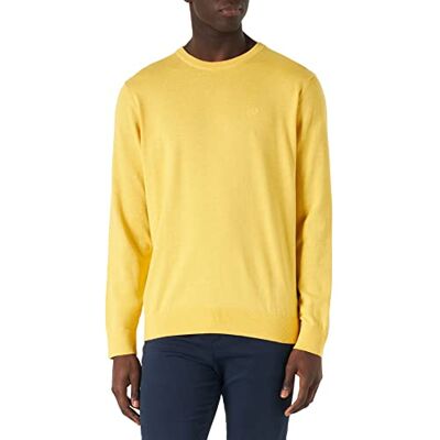 bugatti herrtröja rund hals, GUL, 4XL bugatti herrtröja rund hals, GUL, 4XL