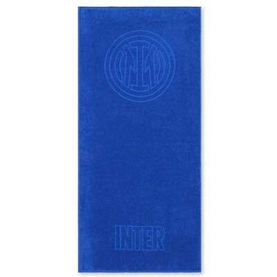 Inter Strandhandduk, Strandhandduk, Logo , Färg Blå, Bomull 100% Serie A, En storlek, Officiell produkt Inter Strandhandduk, Strandhandduk, Logo , Färg Blå, Bomull 100% Serie A, En storlek, Officiell produkt