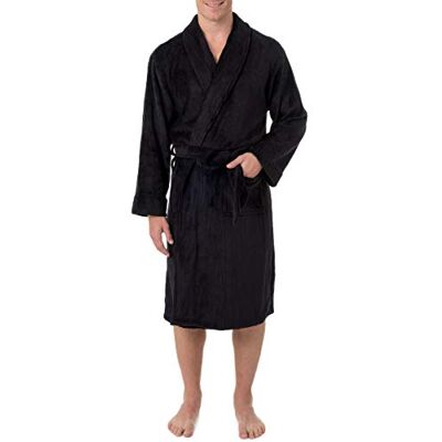 Izod Herr bekväm mjuk fleece rock näbb badrock, svart, En Storlek Izod Herr bekväm mjuk fleece rock näbb badrock, svart, En Storlek
