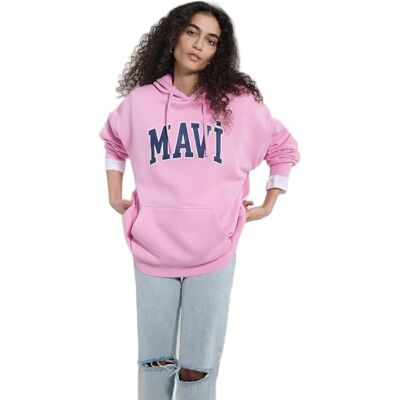 Mavi Damlogotyp tröja med huva, lila chiffong, XS, Lila chiffong, XS Mavi Damlogotyp tröja med huva, lila chiffong, XS, Lila chiffong, XS