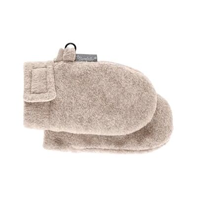 Sterntaler Vantar med tumme av mikrofleece unisex – baby och barnhandskar med kardborreband och värmande foder, Beige, 3 Sterntaler Vantar med tumme av mikrofleece unisex – baby och barnhandskar med kardborreband och värmande foder, Beige, 3