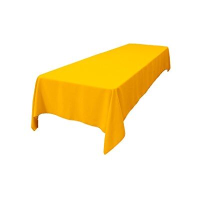 LA Linen LA Linne polyester poplin rektangulär bordsduk 152.4 x 366 x 0.04 cm Mörk gul LA Linen LA Linne polyester poplin rektangulär bordsduk 152.4 x 366 x 0.04 cm Mörk gul