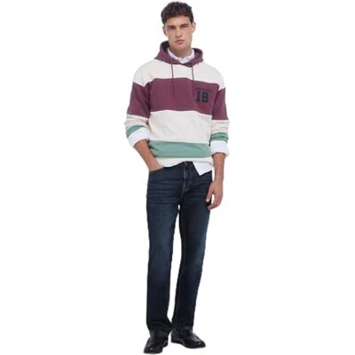 Springfield Tröja Block Color, Vit, S Herr Springfield Tröja Block Color, Vit, S Herr
