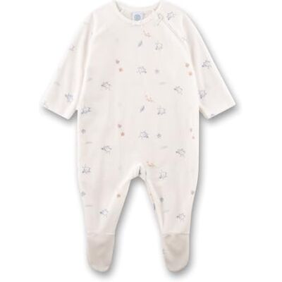 Sanetta flickoverall av Nicki off-white Birds Praktisk och bekväm sparkdräkt av Nicki för flickor., Beige, 50 Sanetta flickoverall av Nicki off-white Birds Praktisk och bekväm sparkdräkt av Nicki för flickor., Beige, 50