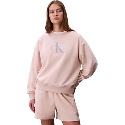 Calvin kvinnors Ls Monologo franska Terry Rlxd Cn Lv047B234G tröjor, ORANGE, M Calvin kvinnors Ls Monologo franska Terry Rlxd Cn Lv047B234G tröjor, ORANGE, M