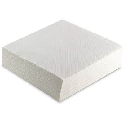 MORIGAMI , Servett standardstorlek, 1/4 veck, spetsig spets, 200 servetter, vit MORIGAMI , Servett standardstorlek, 1/4 veck, spetsig spets, 200 servetter, vit