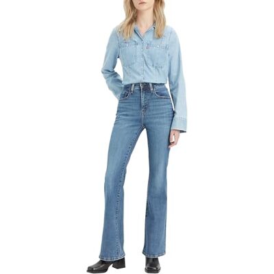 Levi's 726™ High Rise Flare Jeans dam, Blue Wave Mid, 26W / 30L Levi's 726™ High Rise Flare Jeans dam, Blue Wave Mid, 26W / 30L