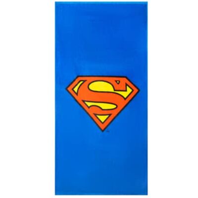 Franco Collectibles Superman supermjuk bomullsbad/pool/strandhandduk, 152 cm x 76 cm, (officiell) WB-produkt Franco Collectibles Superman supermjuk bomullsbad/pool/strandhandduk, 152 cm x 76 cm, (officiell) WB-produkt