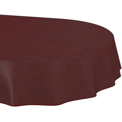 ANRO Bordsduk tvättbar bordeauxlinneutseende oval 220 x 140 cm – trädgårdsduk inomhus utomhus vattenavvisande smutsavvisande lättskött med fåll ANRO Bordsduk tvättbar bordeauxlinneutseende oval 220 x 140 cm – trädgårdsduk inomhus utomhus vattenavvisande smutsavvisande lättskött med fåll