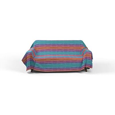 Italian Bed Linen Fantasi dekorativt tyg, 170 x 260 cm, regnbåge, singel Italian Bed Linen Fantasi dekorativt tyg, 170 x 260 cm, regnbåge, singel