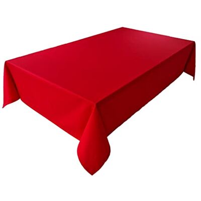 Lemos Home Högkvalitativ bordsduk, bordslinne av 100% bomull, kollektion koncept, färg och storlek valbar (bordsduk – 120 x 200 cm, röd) Lemos Home Högkvalitativ bordsduk, bordslinne av 100% bomull, kollektion koncept, färg och storlek valbar (bordsduk – 120 x 200 cm, röd)